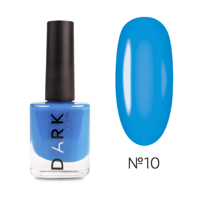DARK Stamping Polish №10 - лак для стемпінгу, синій, 10 мл