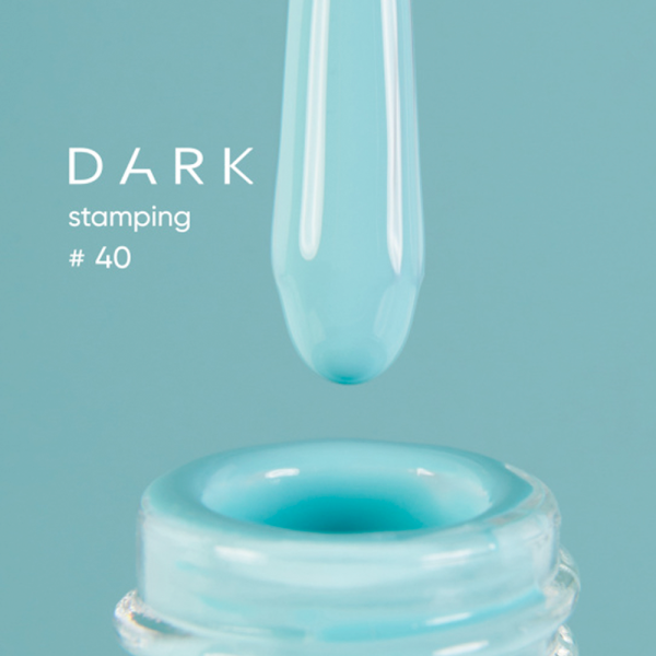 DARK Stamping Polish №40 - лак для стемпинга, тиффани, 10 мл