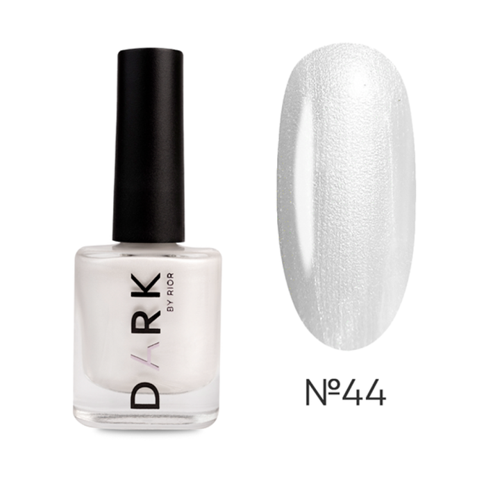 DARK Stamping Polish №44 - лак для стемпінгу, білий перламутровий, 10 мл