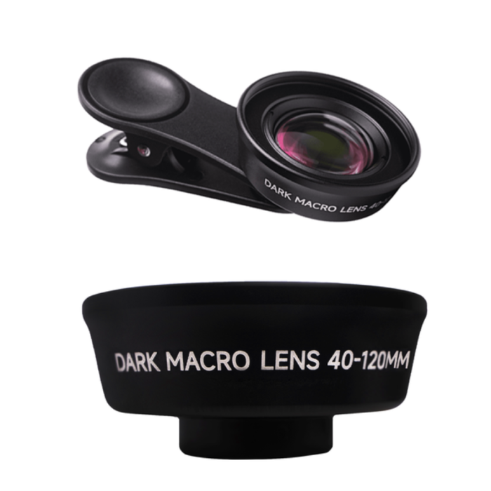 Лінза для телефону DARK Phone Lens 40-120 мм (макро), чорна