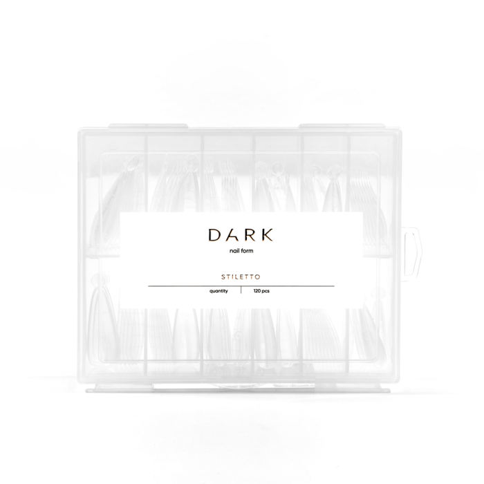 Верхние формы для наращивания DARK Stiletto - стилет, 120 шт.