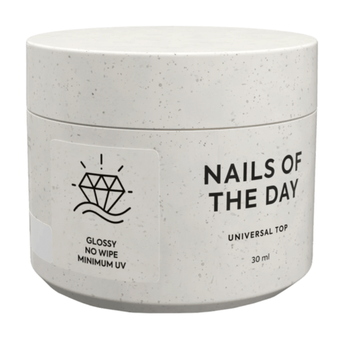 NAILSOFTHEDAY Universal Top - топ без липкого шару з мінімальним УФ-фільром, 30 мл