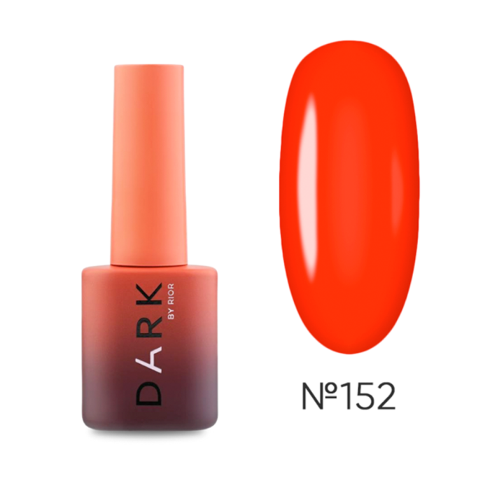 Гель-лак DARK Gel Polish №152, огненно красный, 6 мл