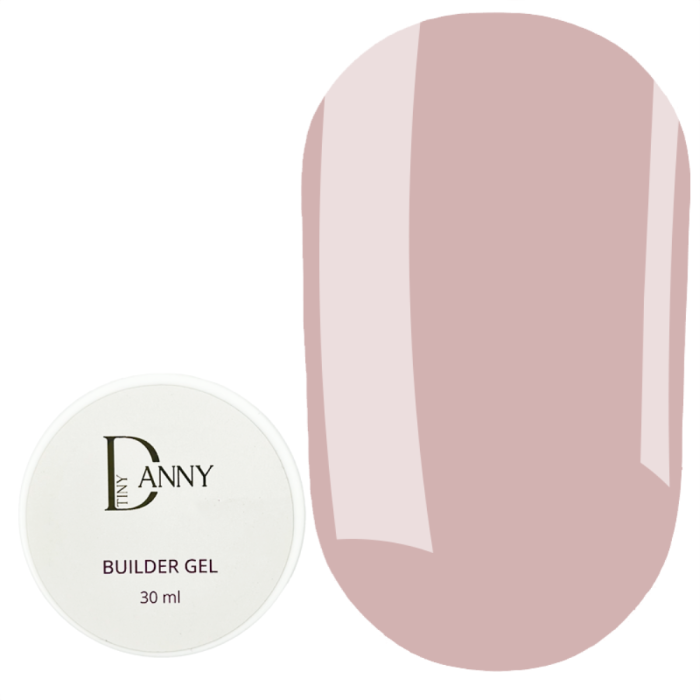 DANNY Builder Gel №37 – конструюючий гель, глибокий рожево-бежевий, 30 мл
