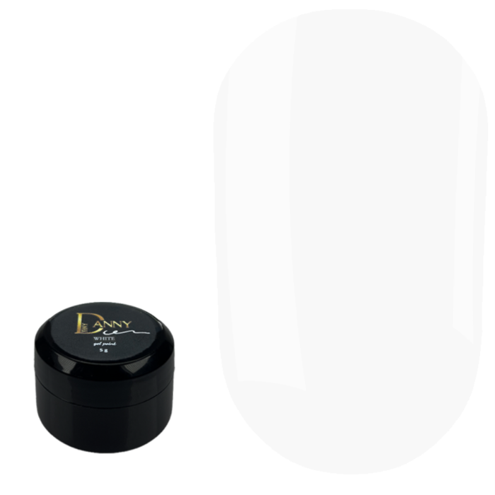 DANNY Gel Paint White - гель-краска, белая, 5 мл