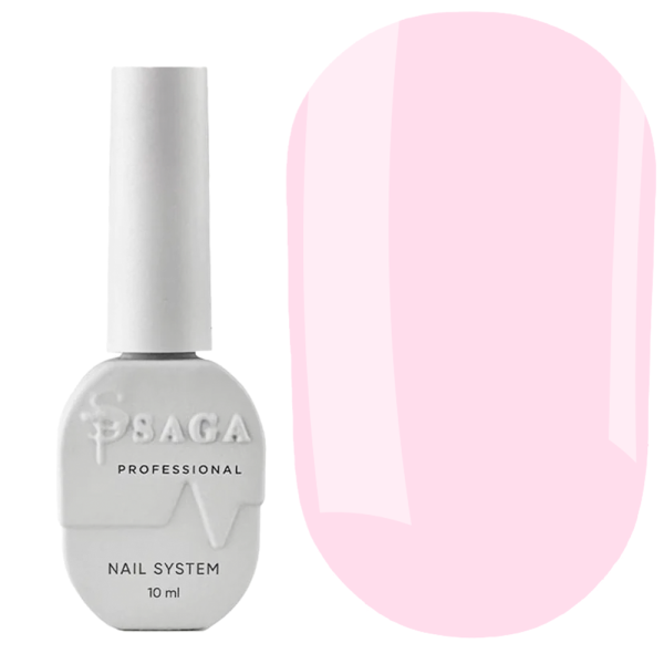 Гель-лак SAGA Professional Gel Polish Colorist №007, світло-рожевий, 10 мл