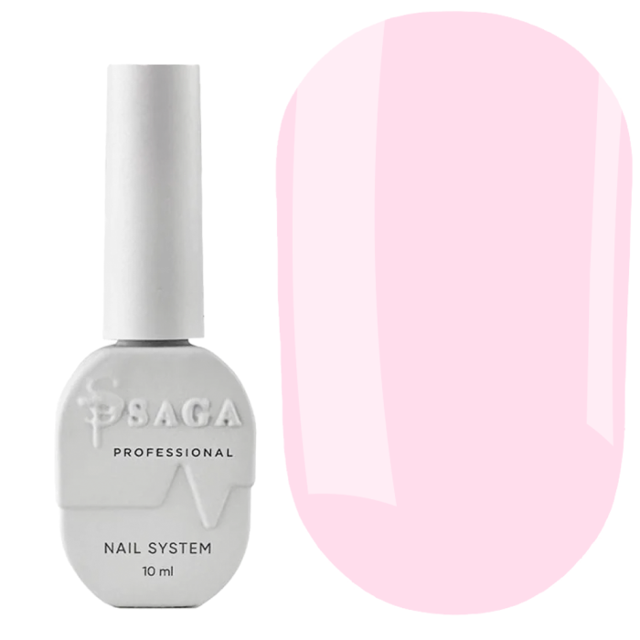 Гель-лак SAGA Professional Gel Polish Colorist №007, світло-рожевий, 10 мл