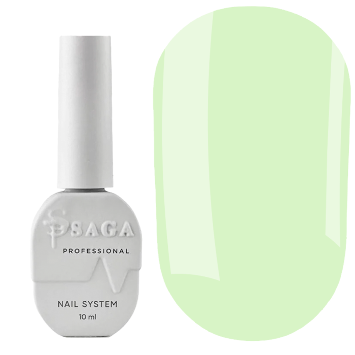 Гель-лак SAGA Professional Gel Polish Colorist №003, пастельний зелений, 10 мл