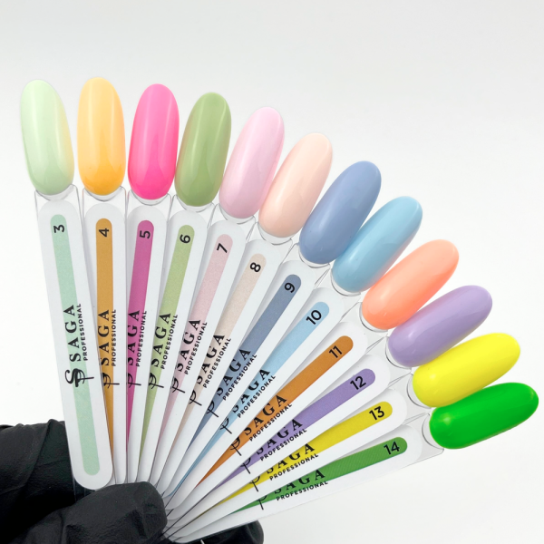 Гель-лак SAGA Professional Gel Polish Colorist №005, яскраво-рожевий, 10 мл