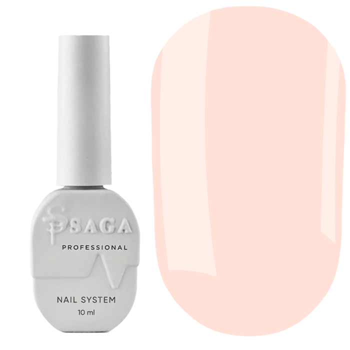 Гель-лак SAGA Professional Gel Polish Colorist №008, кремово-рожевий, 10 мл