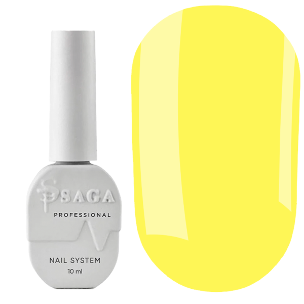 Гель-лак SAGA Professional Gel Polish Colorist №013, яскраво-жовтий, 10 мл