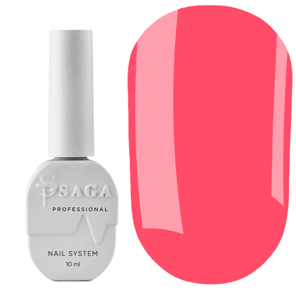 Гель-лак SAGA Professional Gel Polish Colorist №022, яскравий барбі рожевий, 10 мл