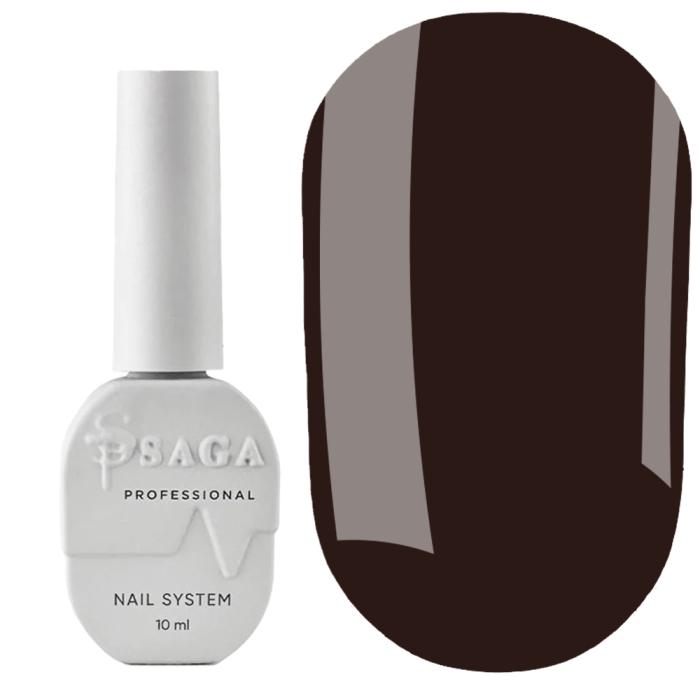 Гель-лак SAGA Professional Gel Polish Colorist №027, темный шоколад, 10 мл