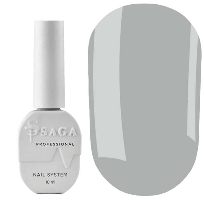 Гель-лак SAGA Professional Gel Polish Colorist №036, графітово-сірий, 10 мл