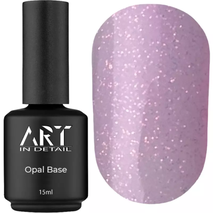 База камуфлирующая ART Opal Base №005, лиловая с шиммером, 15 мл