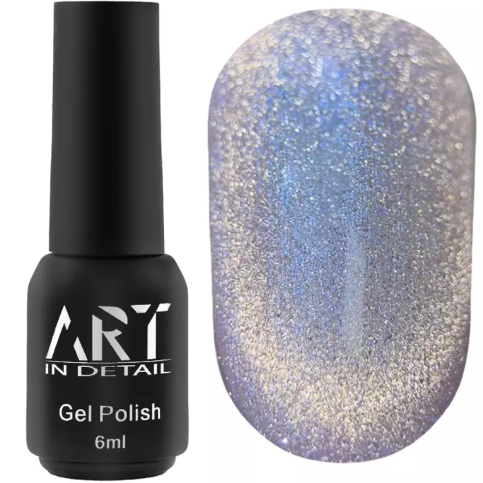 Гель-лак кошачий глаз ART Aurora Cat Eye №AC003, лиловый, 6 мл