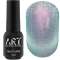 Гель-лак котяче око ART Aurora Cat Eye №AC006, льодяний м'ятно-рожевий, 6 мл