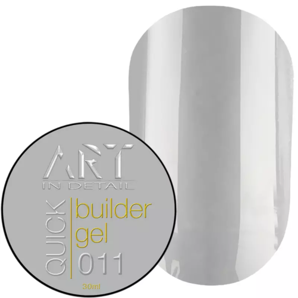 Гель для нарощування ART QUICK Builder Gel №011 Clear, прозорий, 30 мл