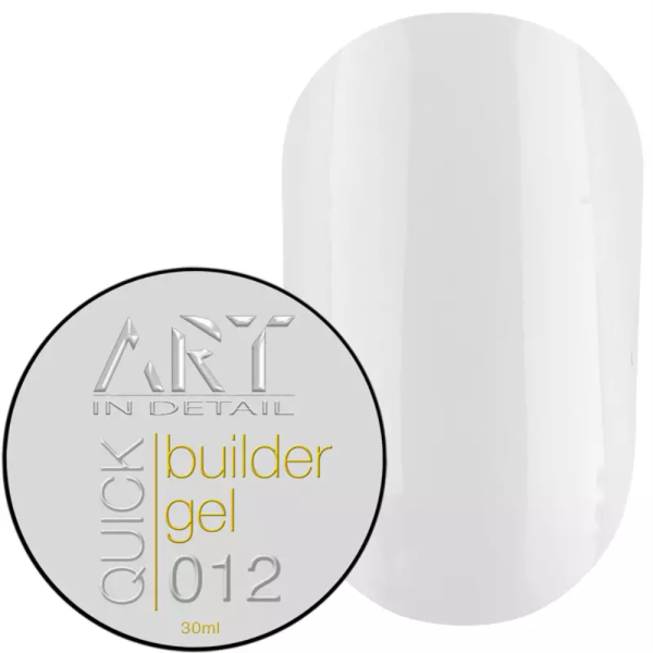 Гель для наращивания ART QUICK Builder Gel №012 French White, белый, 30 мл