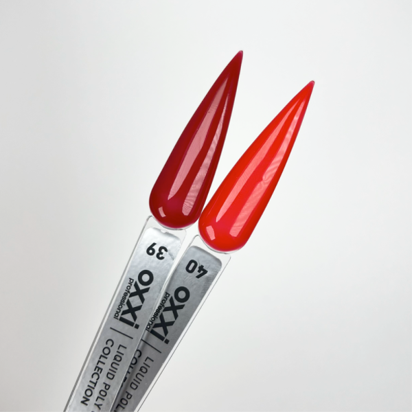 Рідкий полігель OXXI Professional Liquid Poly Gel №39, темно-червоний, 15 мл