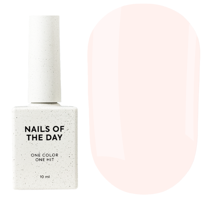 База камуфлююча NAILSOFTHEDAY Base Cover NEW Formula №12, бежево-рожева, 10 мл