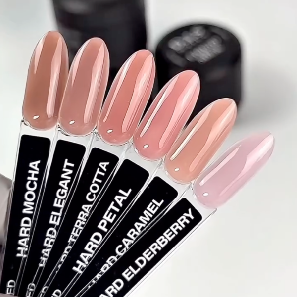DIS Nails Hard Elderberry - конструюючий гель, пилово-рожевий, 28 г