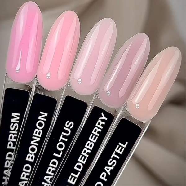 DIS Nails Hard Pastel - конструюючий гель, пастельно-бежевий, 28 г