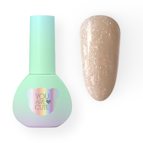 You Are Cute Bottle Gel №06 - жидкий гель, шампань с шиммером, 5 мл