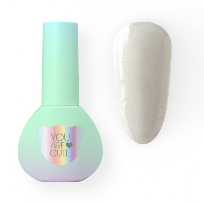 You Are Cute Bottle Gel №13 - рідкий гель, молочний з шиммером, 5 мл