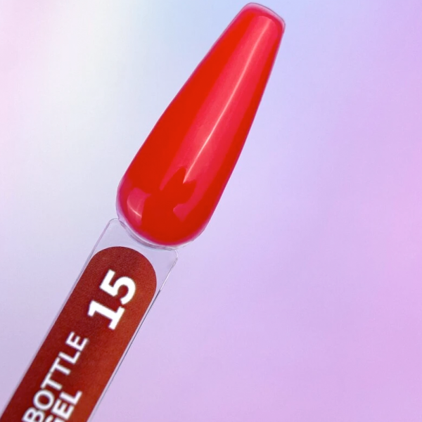 You Are Cute Bottle Gel №15 - рідкий гель, червоний, 5 мл