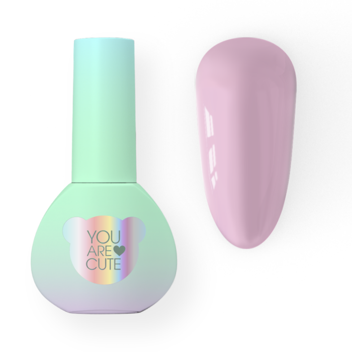 Гель-лак You Are Cute Color №010, молочно-рожевий, 5 мл