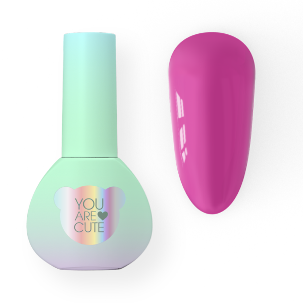 Гель-лак You Are Cute Color №014, малиновий, 5 мл