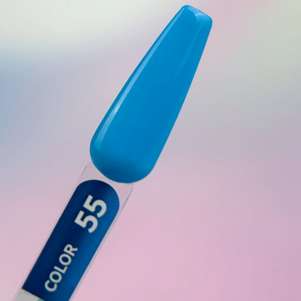 Гель-лак You Are Cute Color №055, бірюзово-блакитний, 5 мл