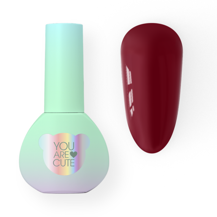 Гель-лак You Are Cute Color №083, ягідно-червоний, 5 мл