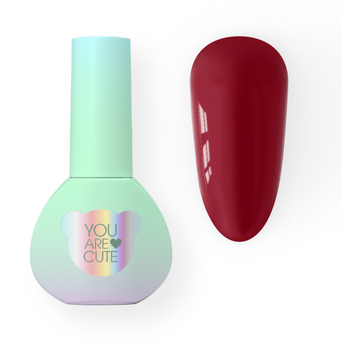 Гель-лак You Are Cute Color №090, коралово-червоний, 5 мл