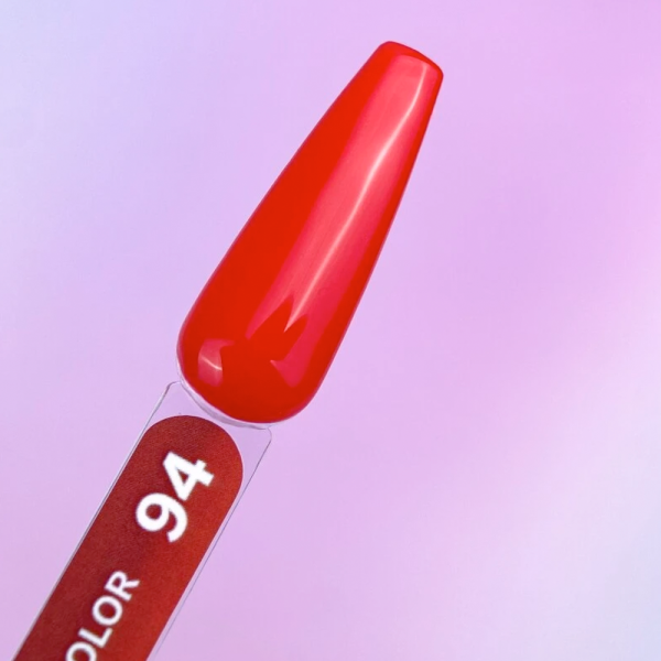 Гель-лак You Are Cute Color №094, теплий коралово-червоний, 5 мл
