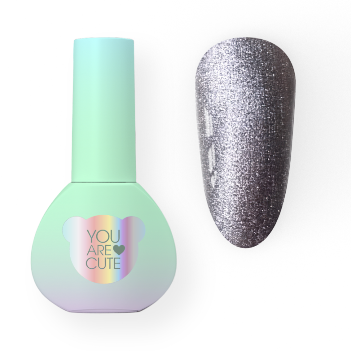 Гель-лак You Are Cute Color №103, серебристый блеск, 5 мл
