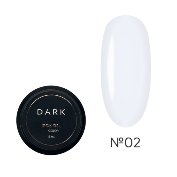 DARK Iron Gel №02 - гель-желе, молочний, 15 мл