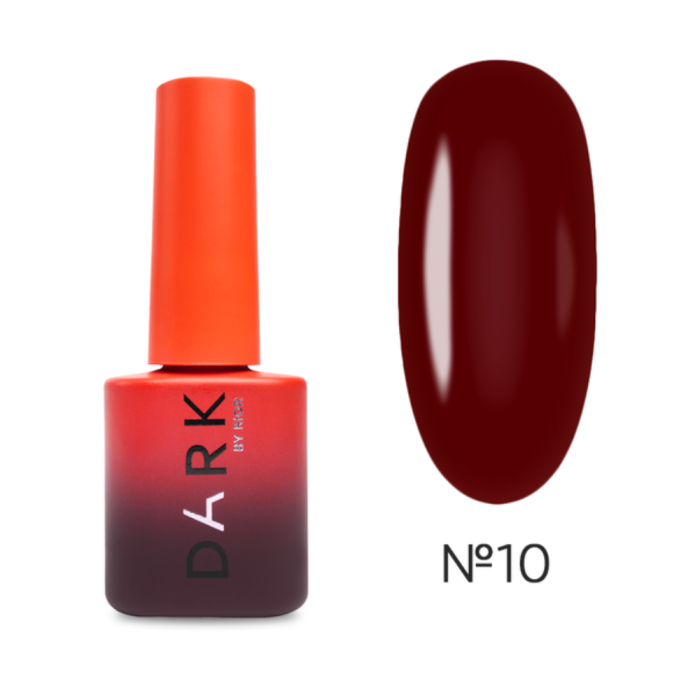 Гель-лак DARK Gel Polish №010, червоний, 6 мл