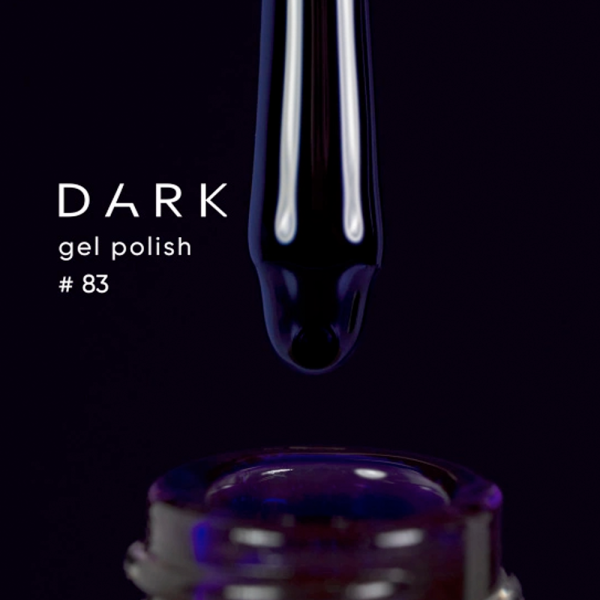 Гель-лак DARK Gel Polish №083, індиго, 6 мл