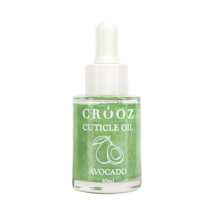 Суха олія для кутикули з шиммером Crooz Avocado, авокадо, 20 мл