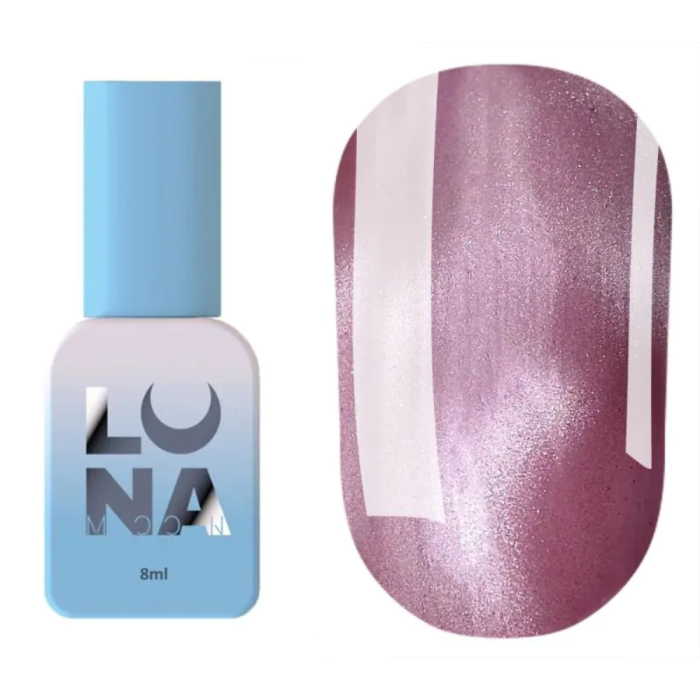 Гель-лак котяче око LUNA Color Cat Eye №206, рожевий, 8 мл