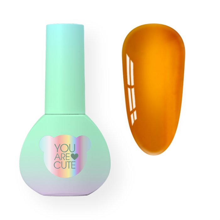 Гель-лак вітражний You Are Cute Color №136, медовий, 5 мл