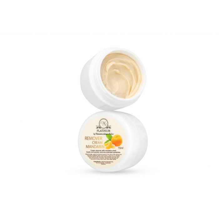 Platinum Cream Remover - кремовий ремувер для зняття вій Platinum, мандарин, 15 мл