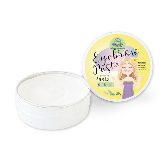 Platinum Eyebrow Paste - контурная паста для бровей, белая, 20 г