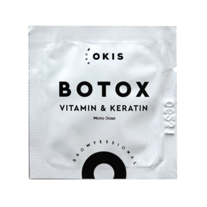 Okis Brow Botox Vitamin & Keratin - ботокс для брів та вій, в саше, 1 мл