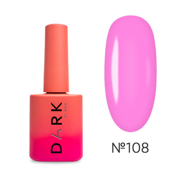 Гель-лак DARK Gel Polish №108, розовый, 10 мл