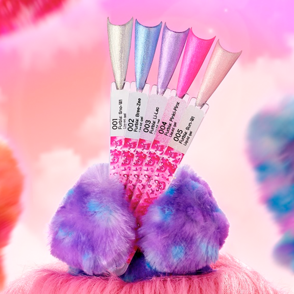 Pinx Liquid Builder Gel Furbia №001 - рідкий гель для моделювання, золотистий шиммер, 8 мл