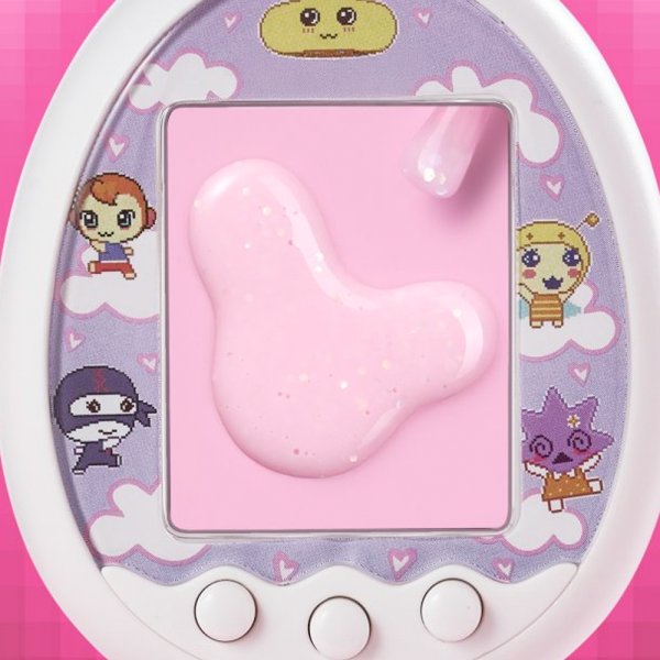 Pinx Liquid Builder Gel Gotchi №004 - рідкий гель для моделювання, рожевий з каміфубуками, 8 мл