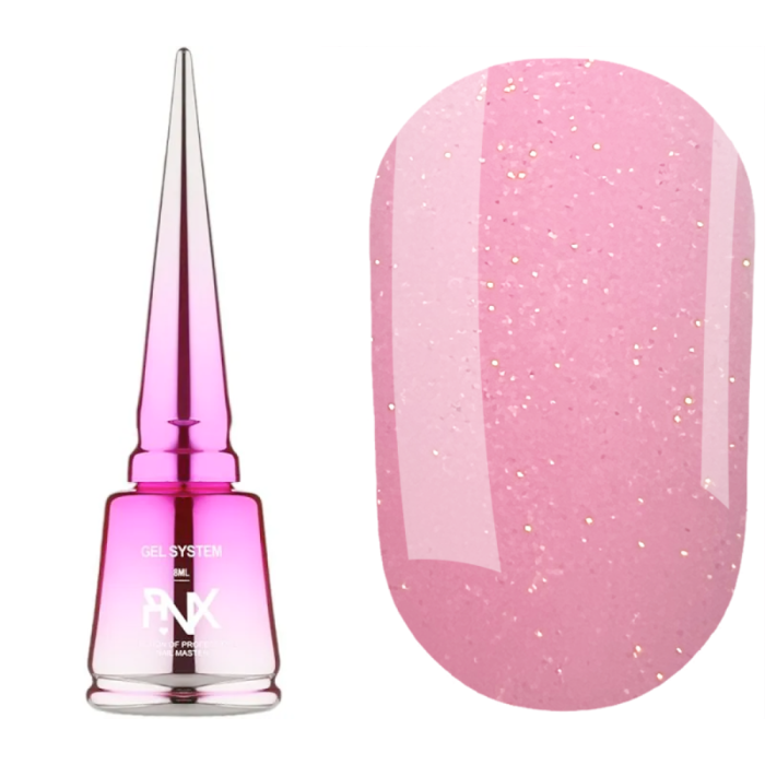 Pinx Liquid Builder Gel Siren's №006 - жидкий гель для моделирования, бежевый с шиммером, 8 мл